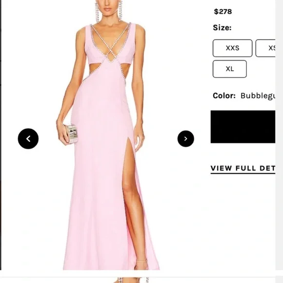 Majorelle Matteson Maxi Backless Dress in Bubblegum Pink - Picture 1 of 8